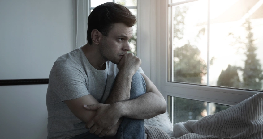 Image of a person in a rural area facing barriers to accessing addiction and mental health care