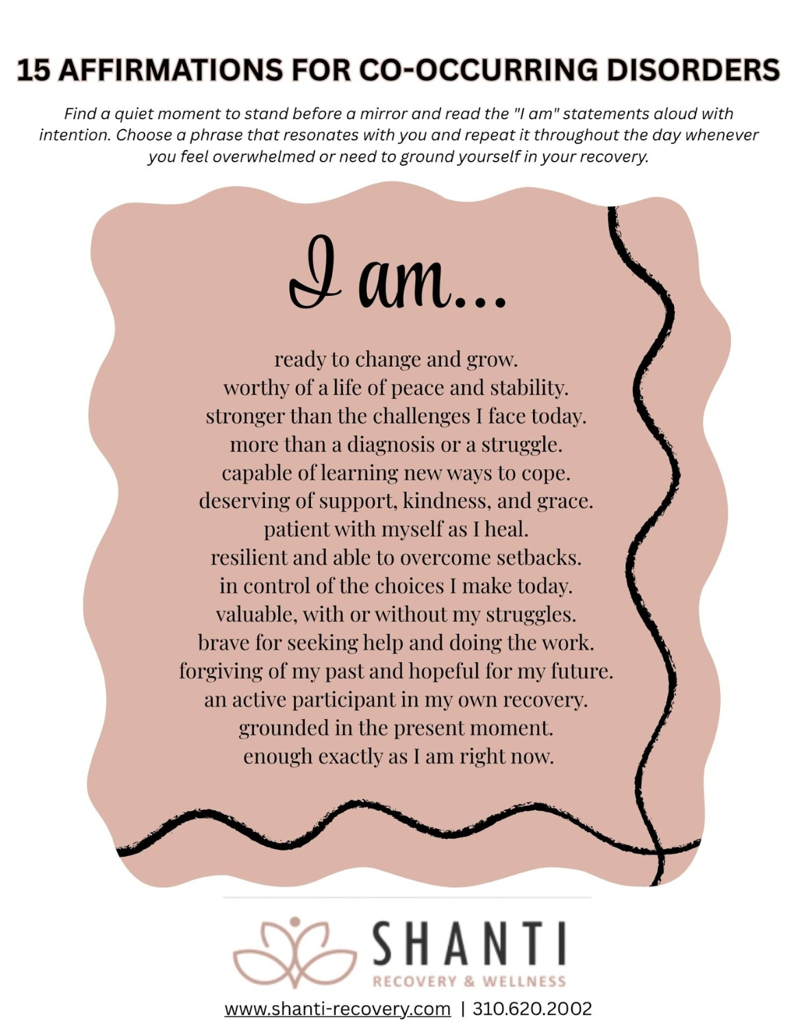 15 Affirmations for co-occurring disorders
