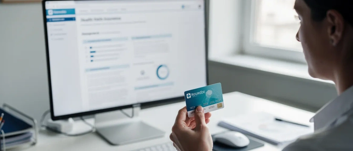 Image of a woman verifying her Medi-Cal or Covered California insurance benefits for virtual IOP enrollment